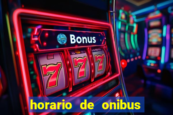 horario de onibus santos dumont x juiz de fora